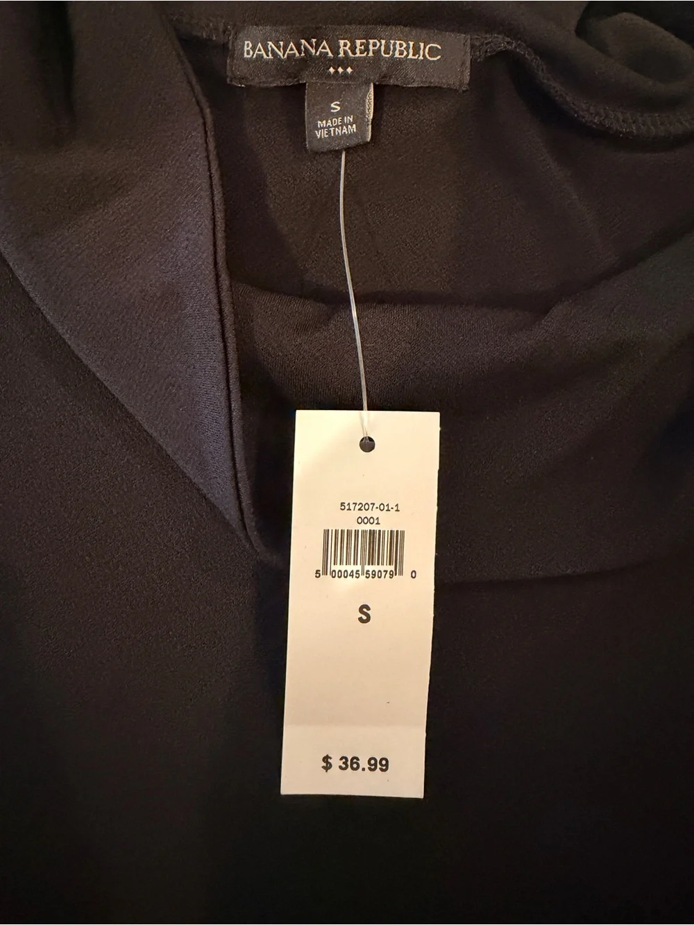 Banana Republic Black Sleeveless Mock Neck Tank - Picture 4 of 5